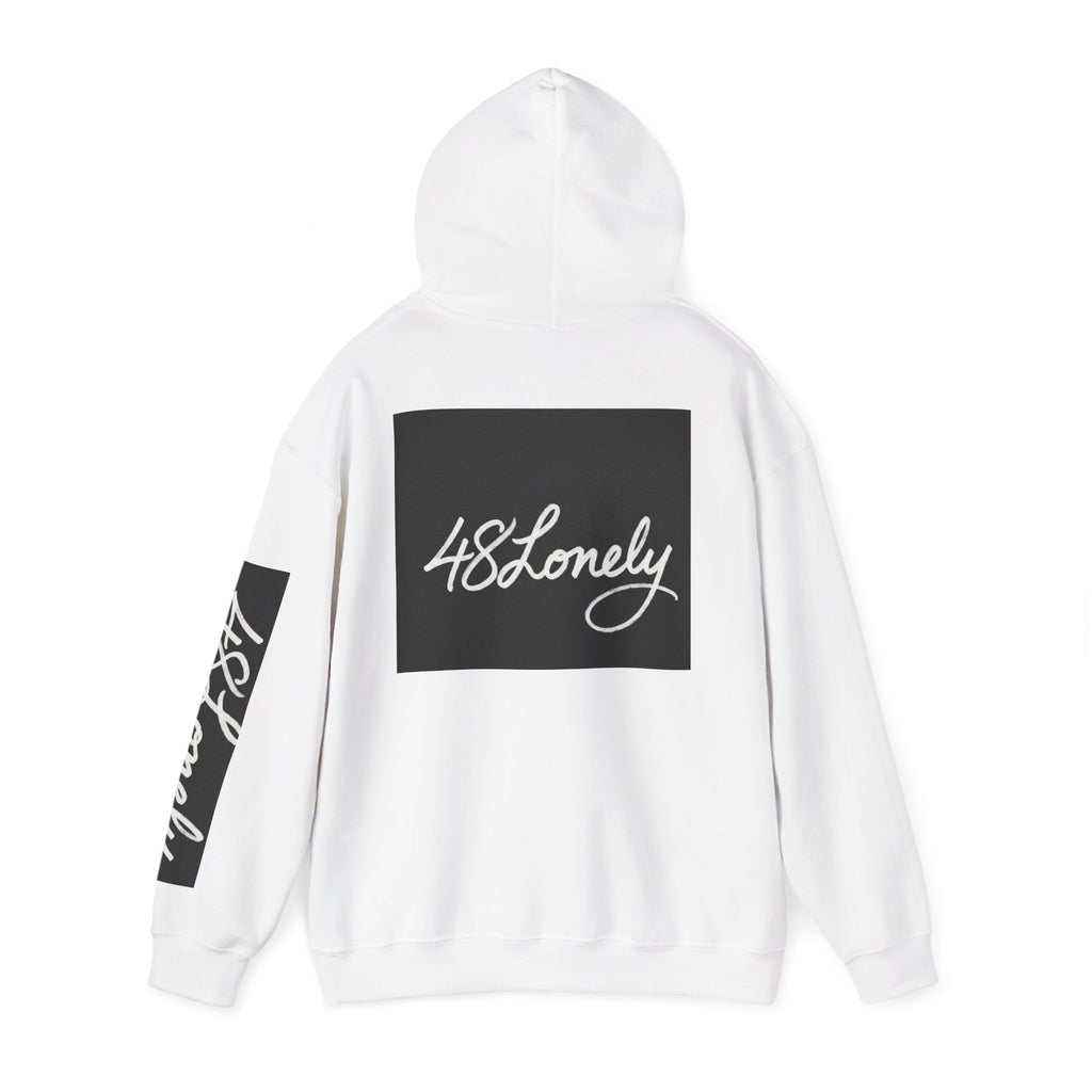 48Lonely Graphic Hoodie — Vintage “pretty demon” Streetwear Pullover