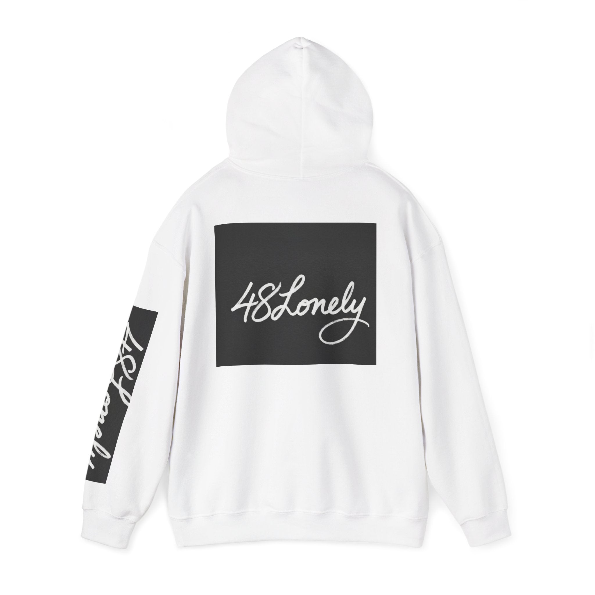 48Lonely Graphic Hoodie — Vintage “pretty demon” Streetwear Pullover