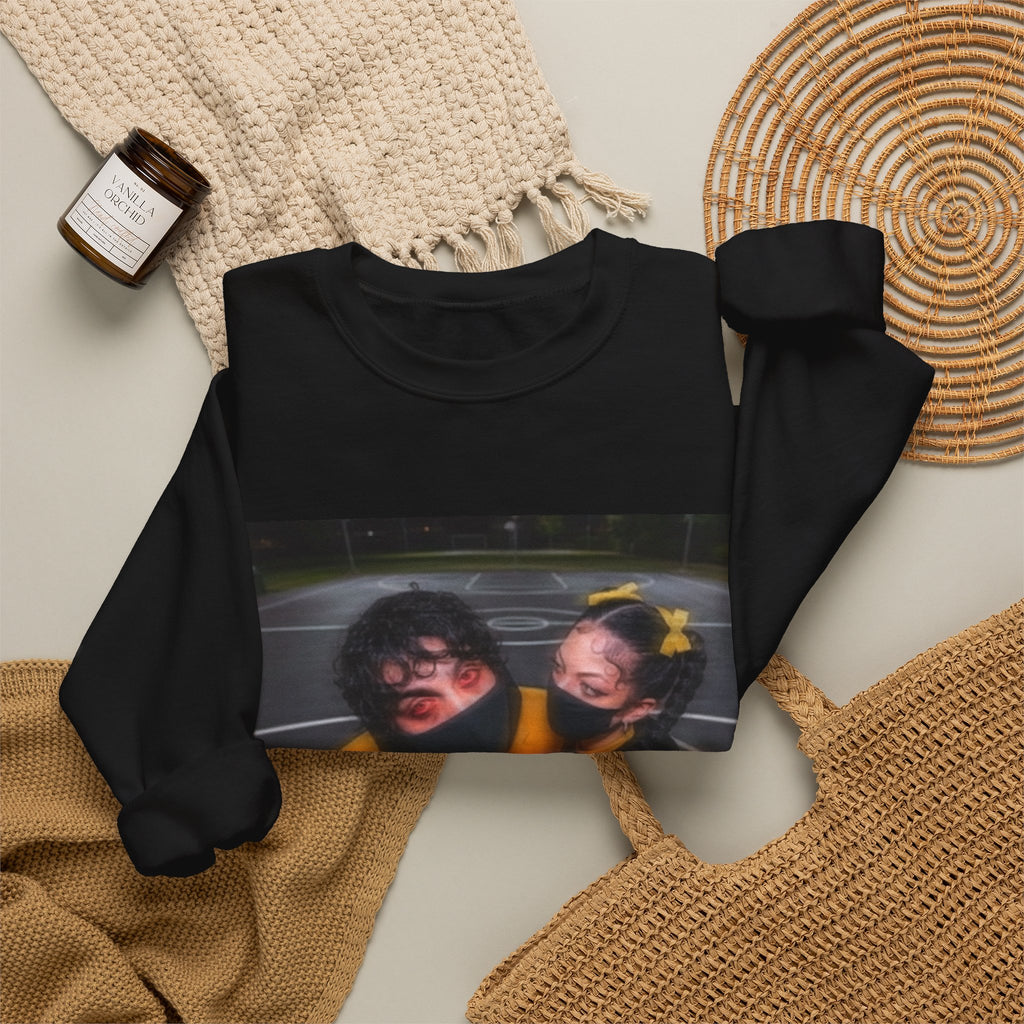Crewneck Sweatshirt — Blurry Cheer Friends Photo Print