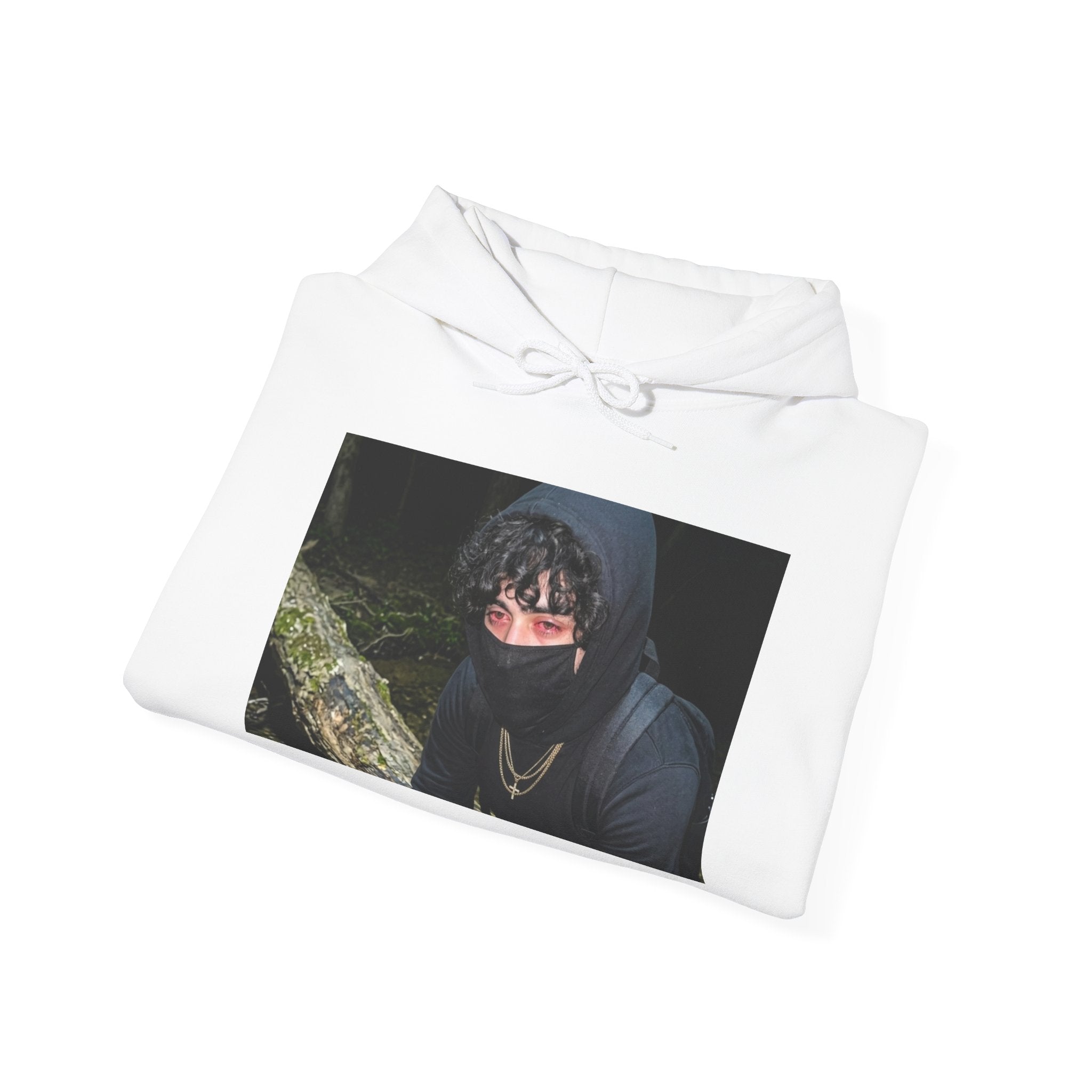 Hoodie — 48Lonely Graphic Pullover with Photo Print