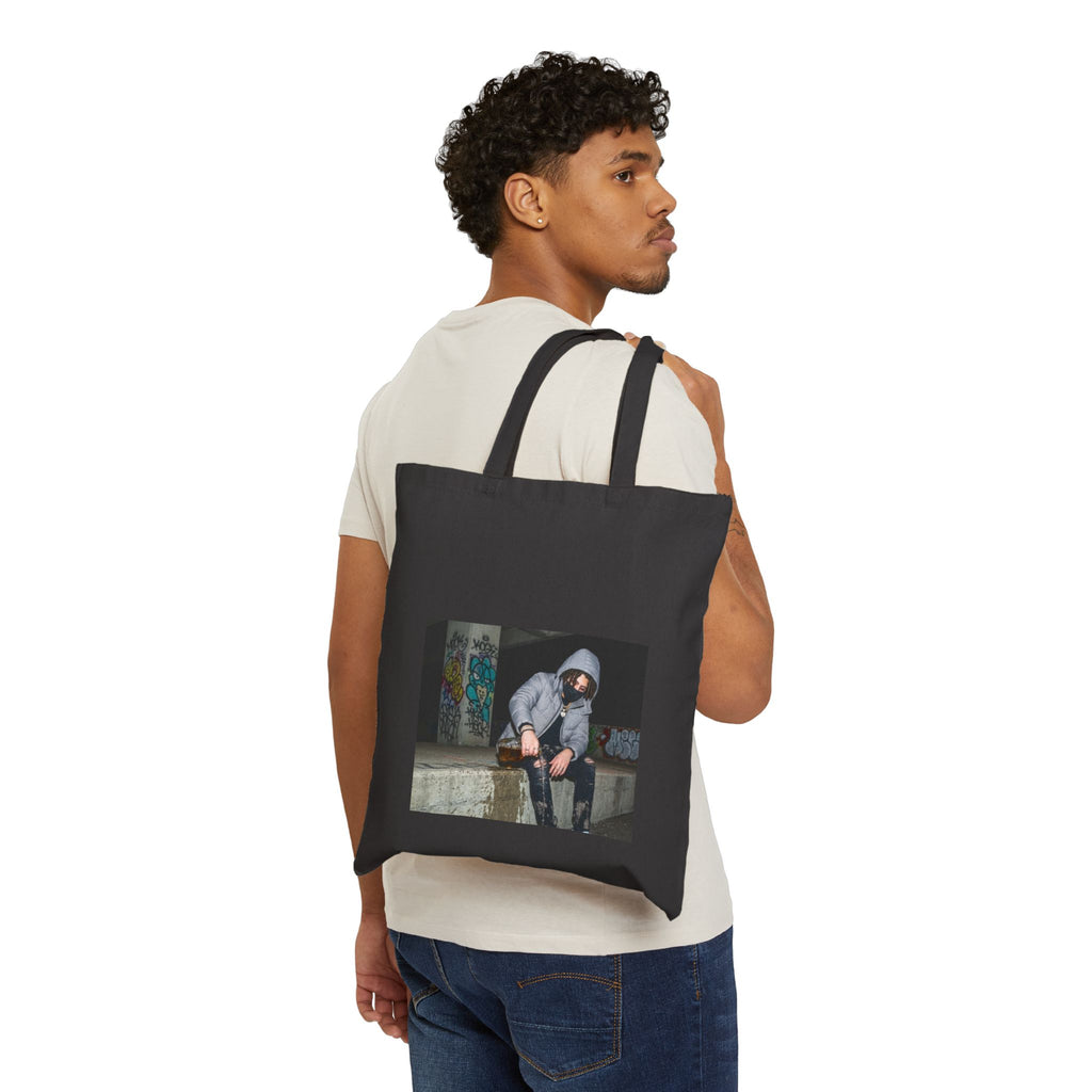 Canvas Tote Bag — Urban Hoodie Photo Printed Reusable Shopper