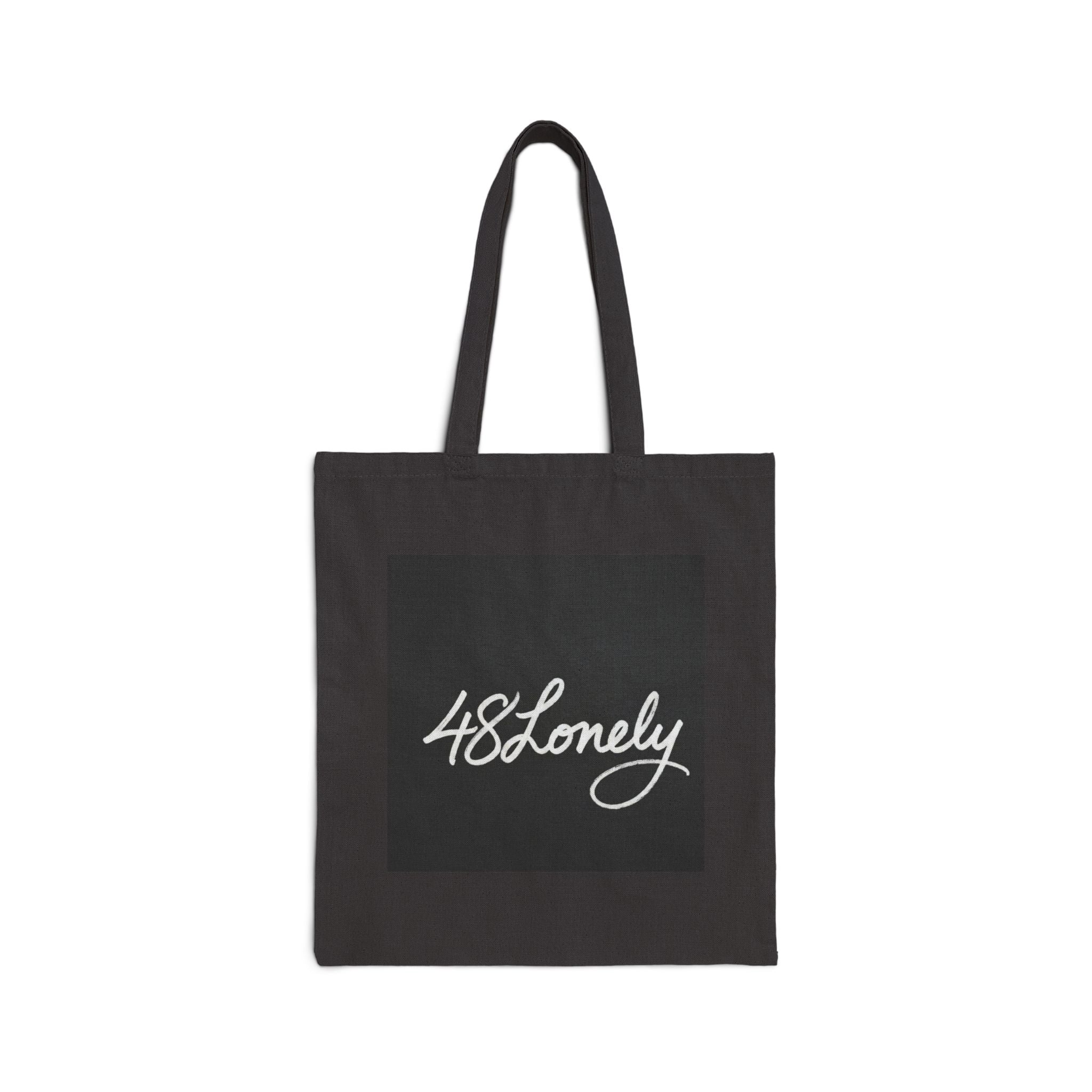 Cotton Canvas Tote Bag — 48Lonely Script Logo Eco Shopper
