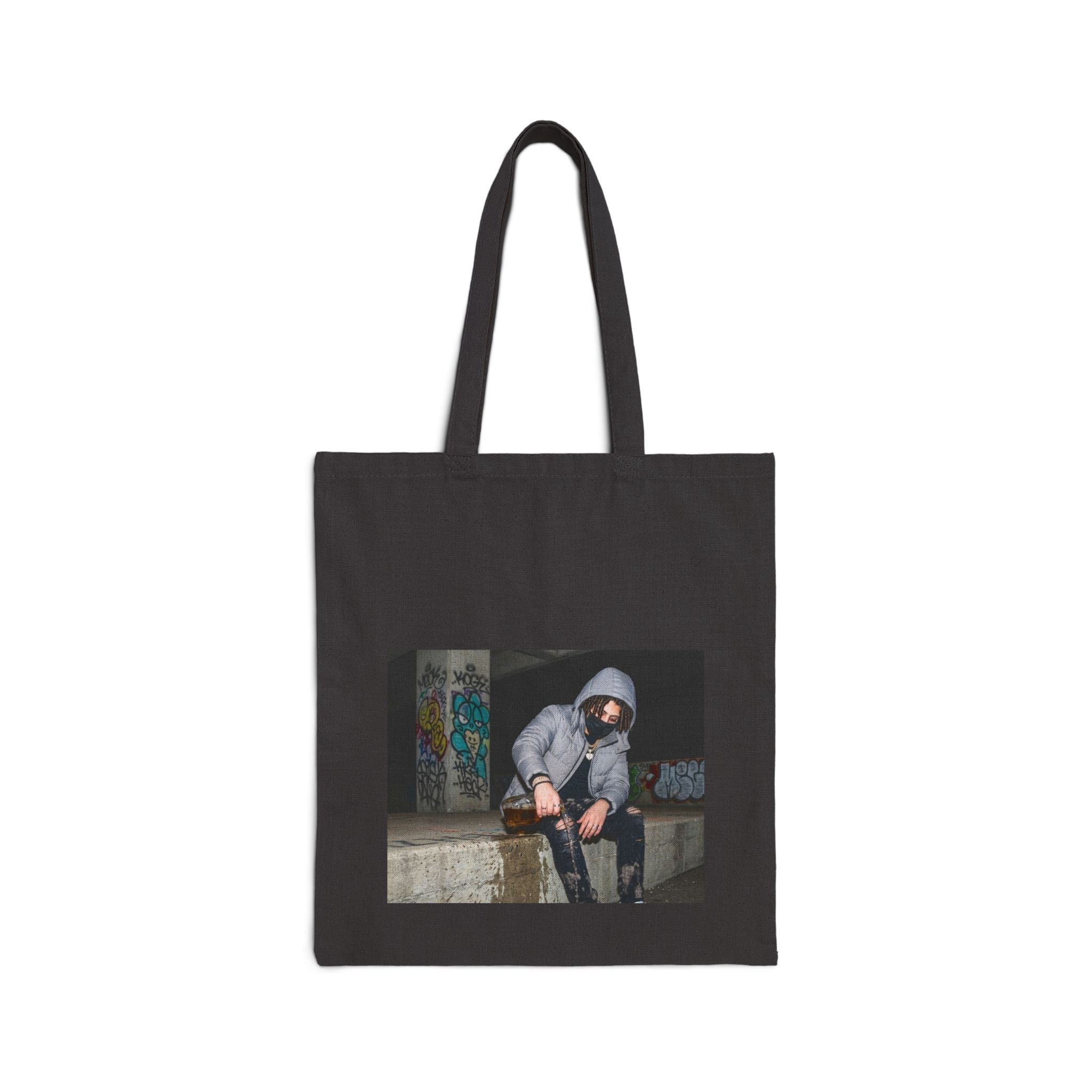 Canvas Tote Bag — Urban Hoodie Photo Printed Reusable Shopper