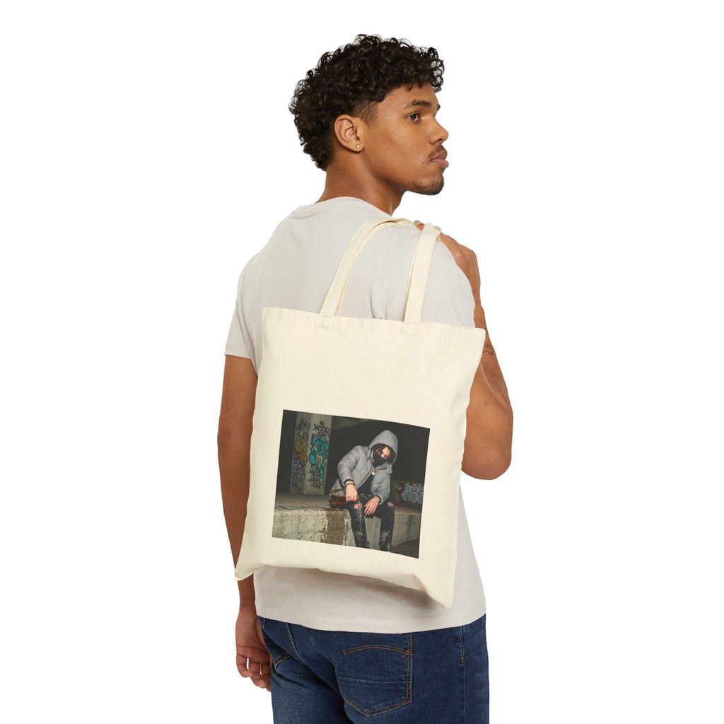 Canvas Tote Bag — Urban Hoodie Photo Printed Reusable Shopper