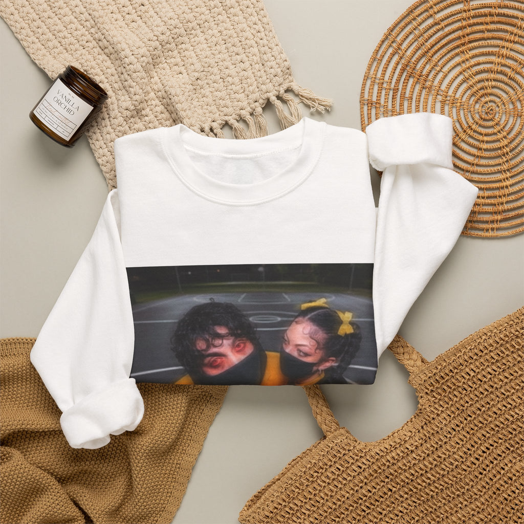 Crewneck Sweatshirt — Blurry Cheer Friends Photo Print