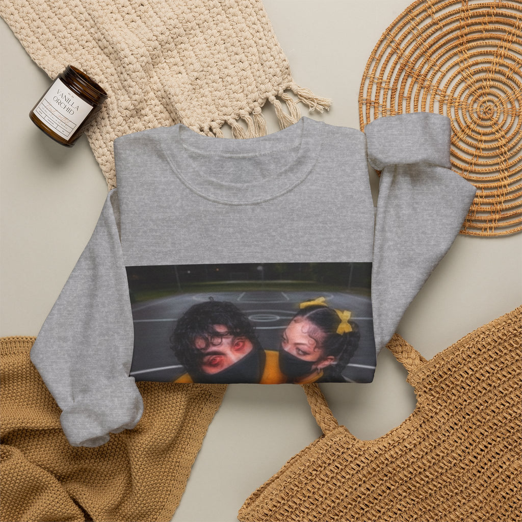 Crewneck Sweatshirt — Blurry Cheer Friends Photo Print