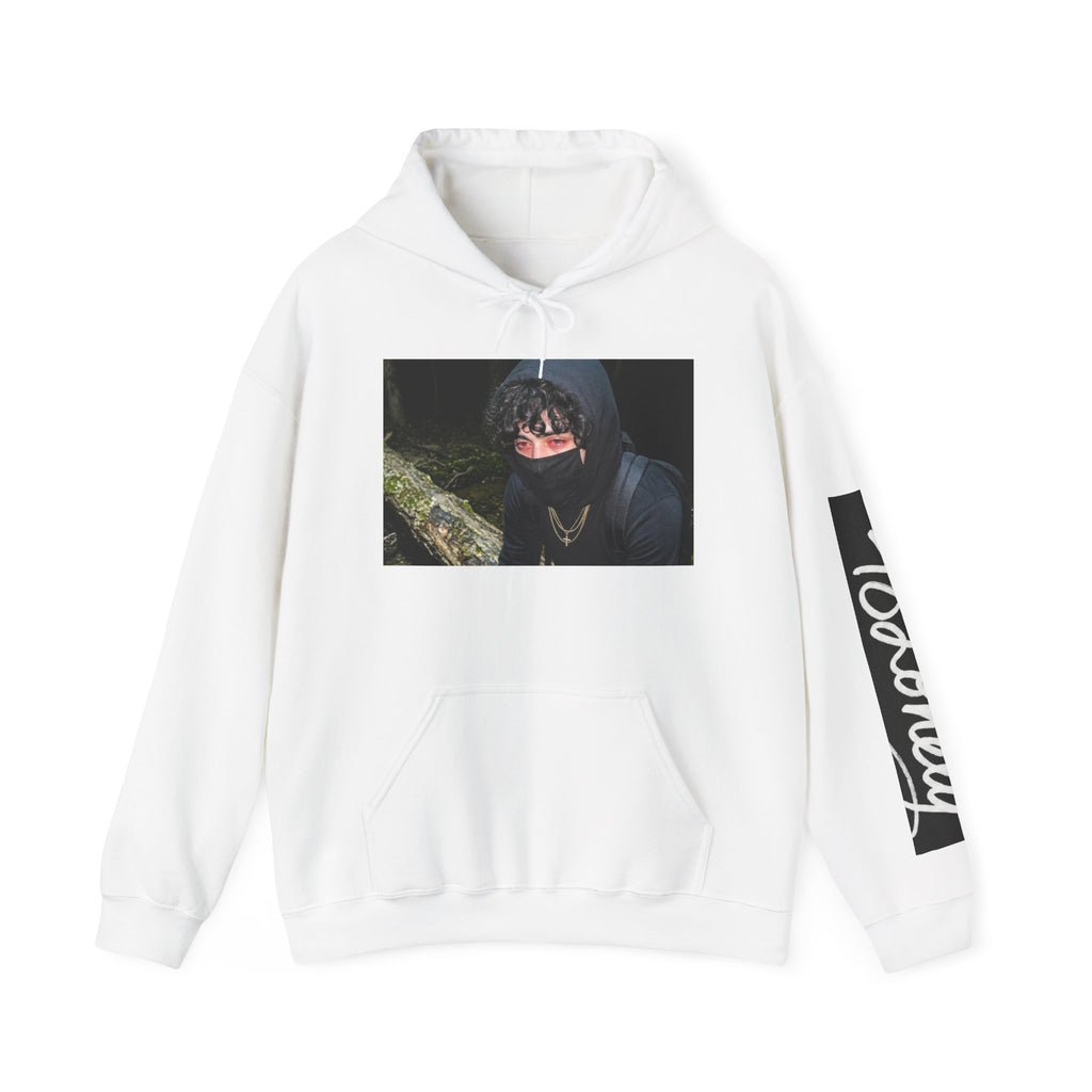 Hoodie — 48Lonely Graphic Pullover with Photo Print