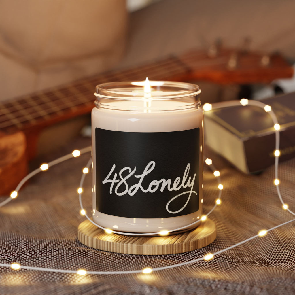 48Lonely Scented Soy Candle — 9oz Aromatherapy Candle for Relaxation & Self-Care