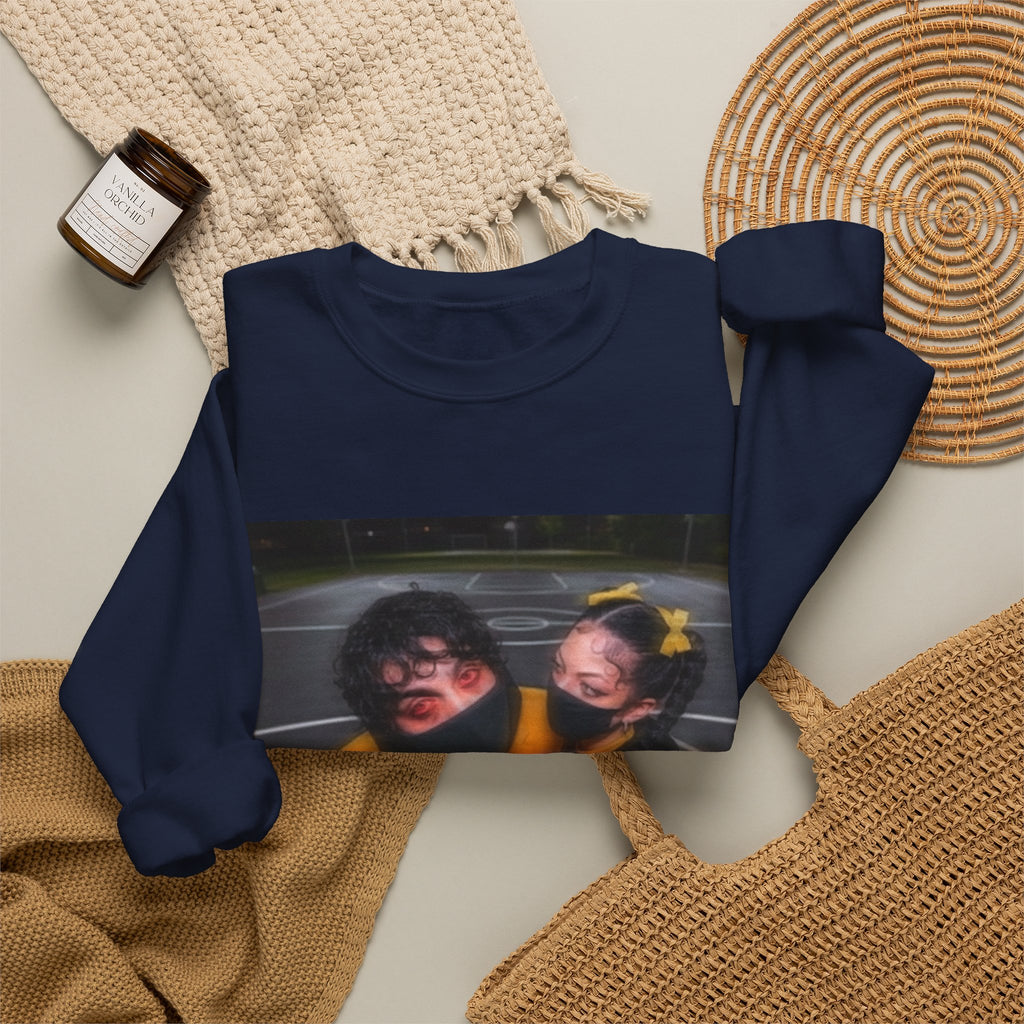 Crewneck Sweatshirt — Blurry Cheer Friends Photo Print