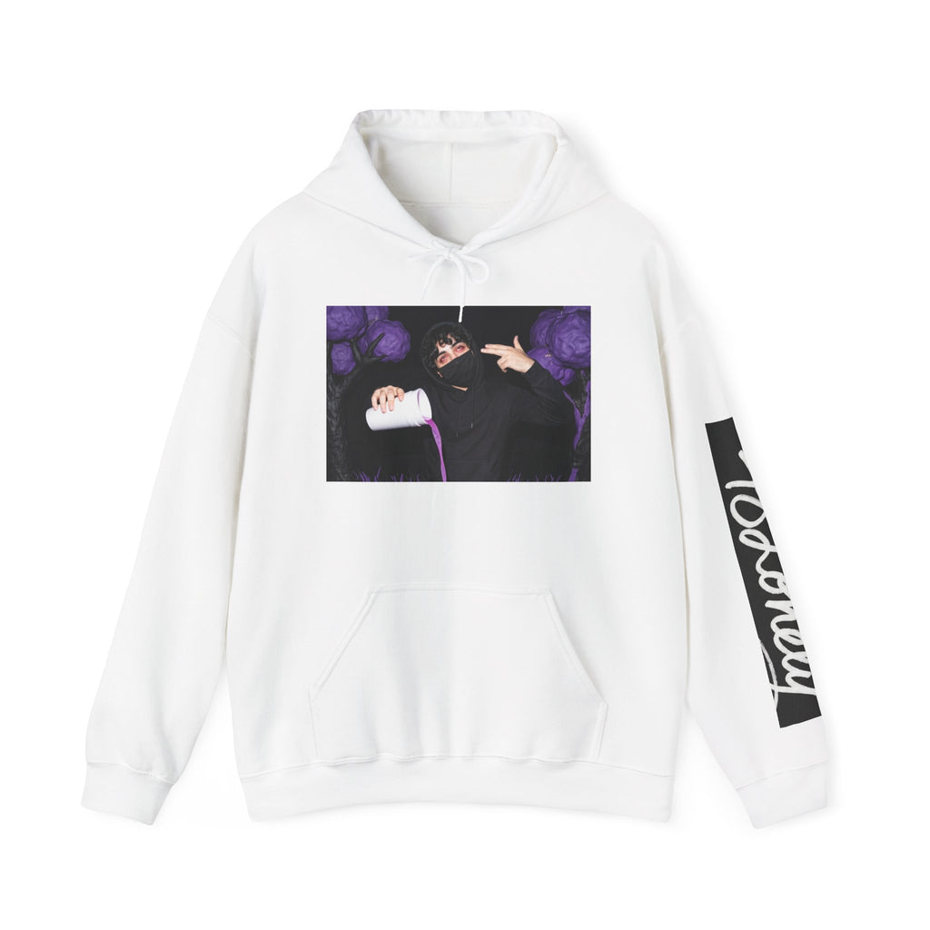 Purple Double-Cup Heartbreak Hoodie — Streetwear Graphic Hooded Sweatshirt